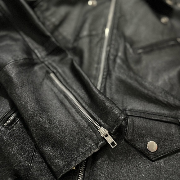 Deadwood leather jacket black - Picture 15 of 16